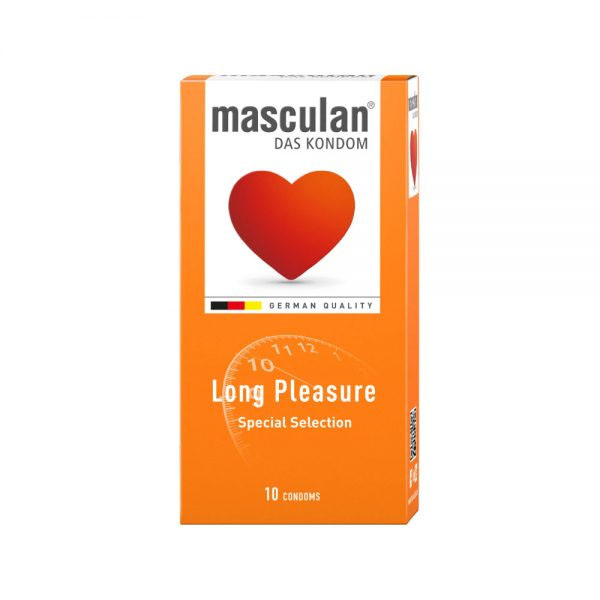 Bao cao su kéo dài thời gian Masculan Long Pleasure hộp 10 chiếc