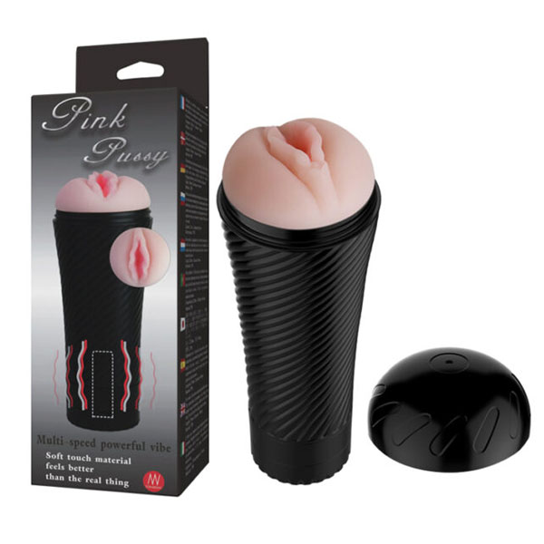 Máy rung cầm tay tự sướng dành cho nam giới Pink Pussy