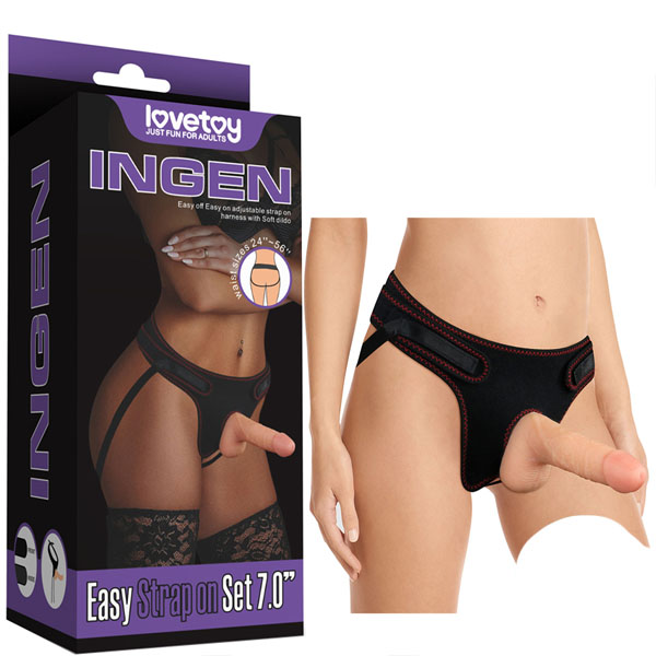 Quần Đeo Gắn DV Giả LoveToy Ingen Easy Strapon Set 7.0