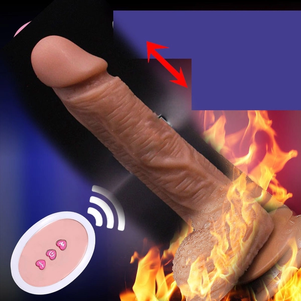 Dv giả không dây rung thụt làm ấm