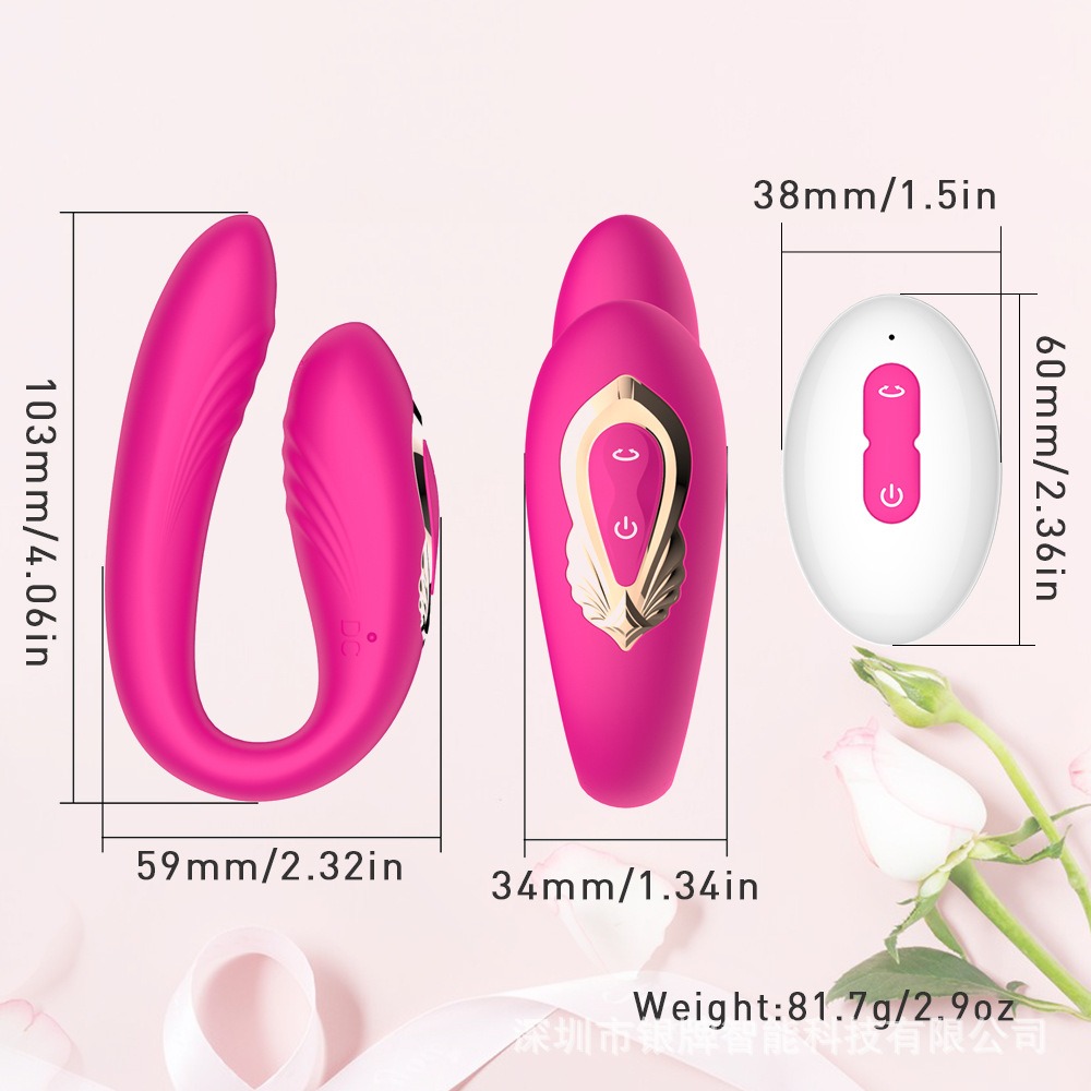 Máy massage điểm g rung ngoáy 2 đầu